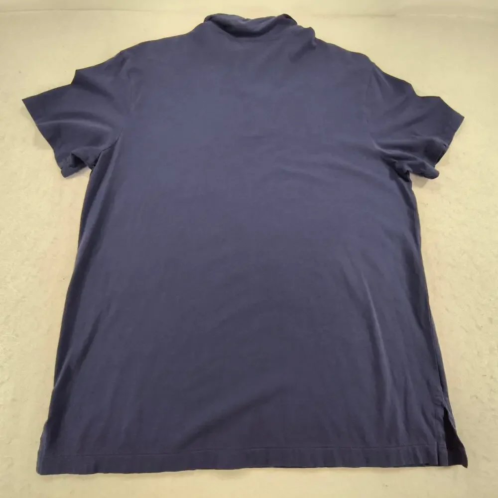 Polo by Ralph Lauren Pocketed Collared Polo Shirt Mens Size Large L Navy Blue